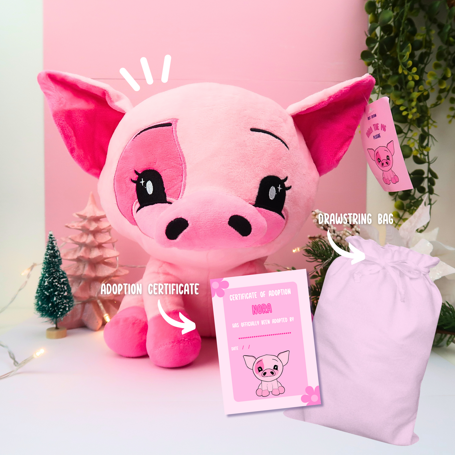 Nora the Pig Plushie