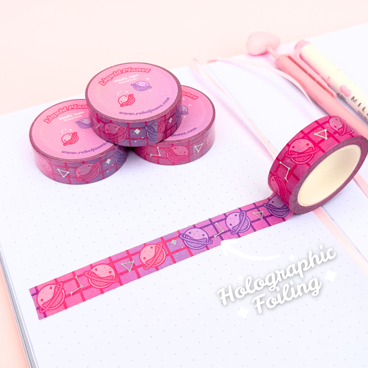 Liquid Planet Washi Tape