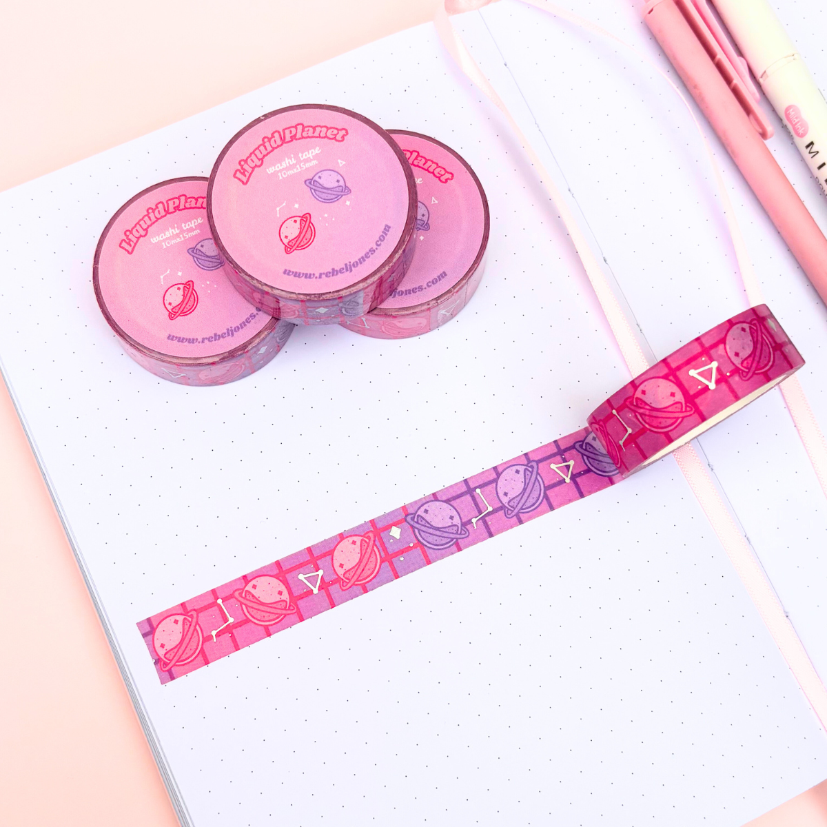 Liquid Planet Washi Tape
