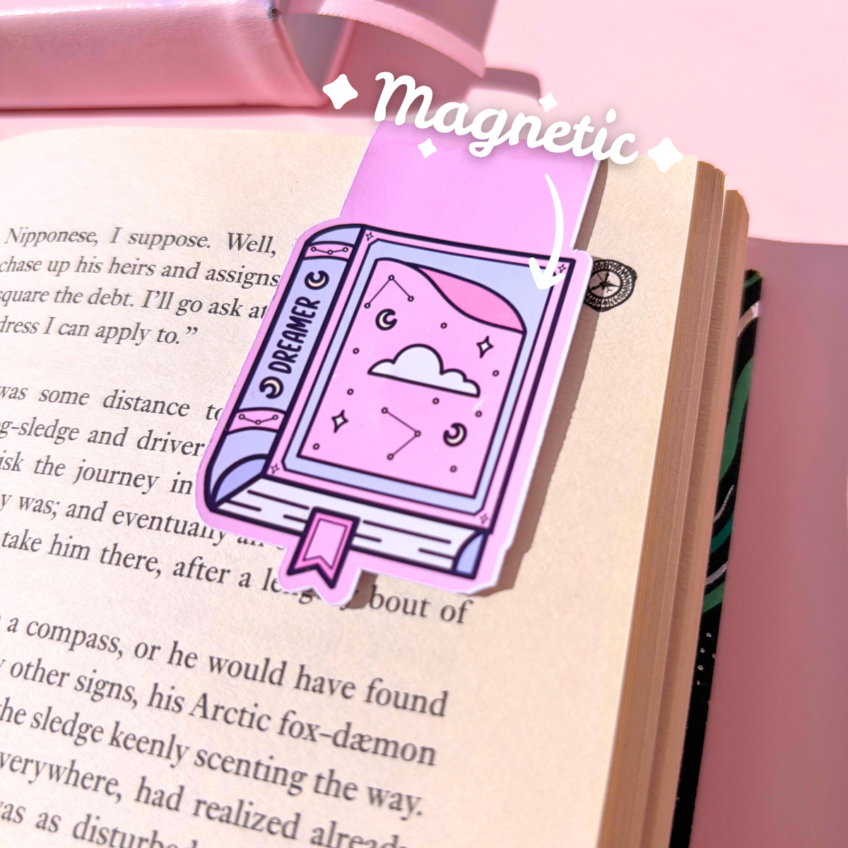Dreamer Book. Magnetic Bookmark