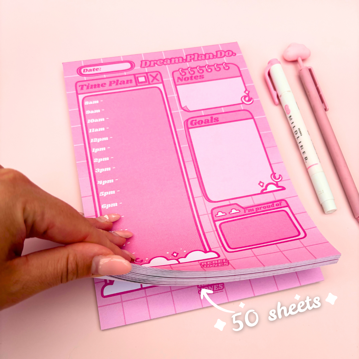Dream.Plan.Do. Daily Panner Pad