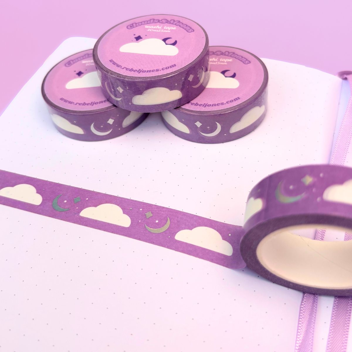 Clouds & Moon, Washi Tape