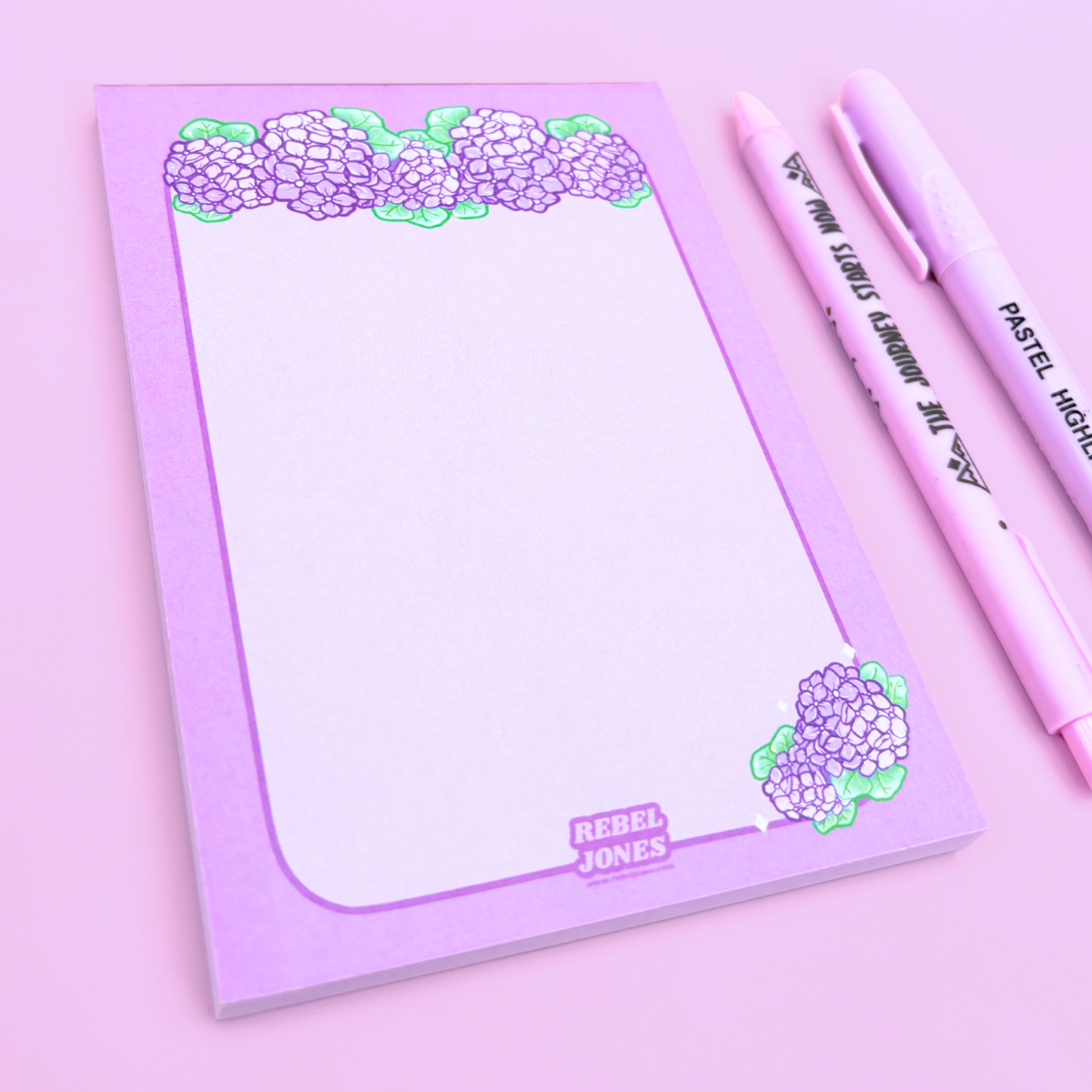 Hydrangeas Notepad