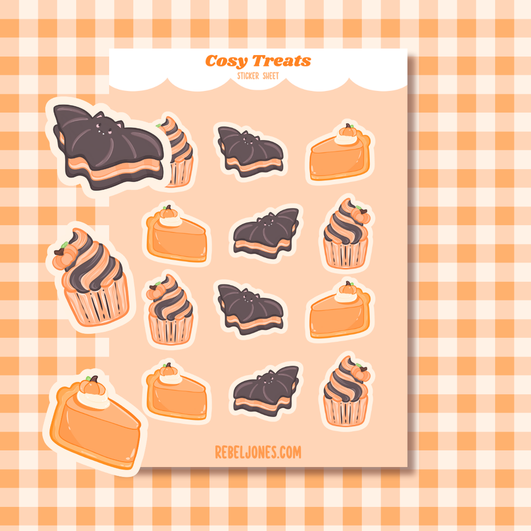 Spooky Treats Sticker Sheet NEW DESIGN COMING SOON