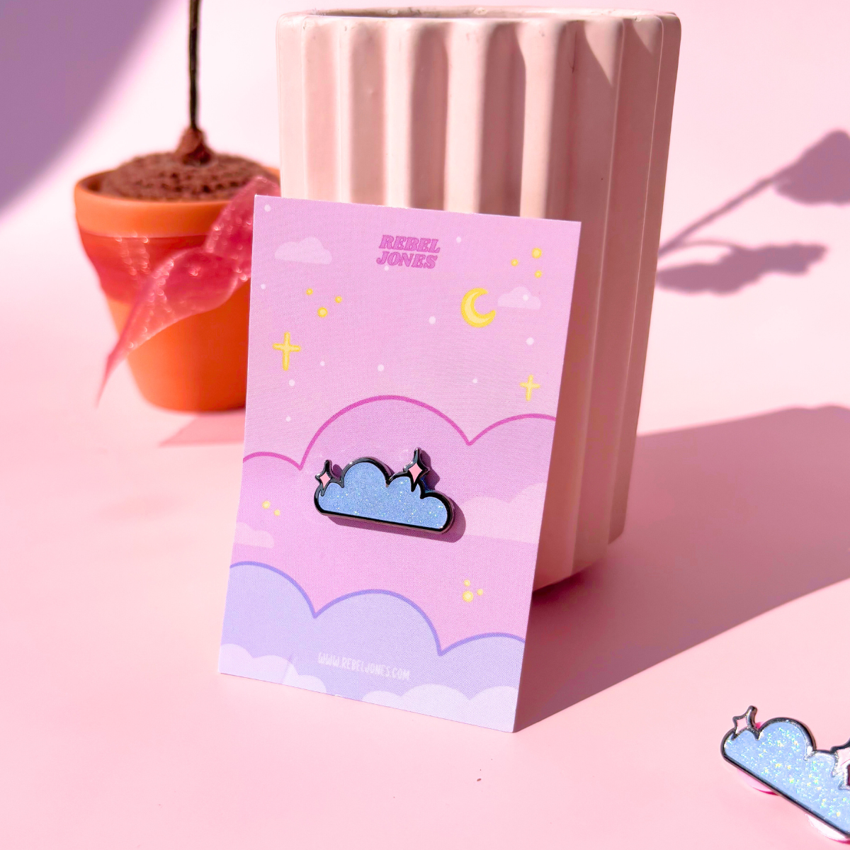 Sparkle Cloud, Mini Pin