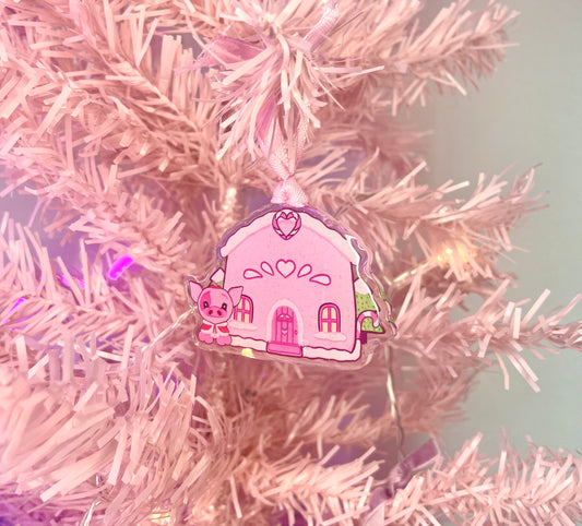 Nora's Winter Cottage, Glitter Tree Decoration
