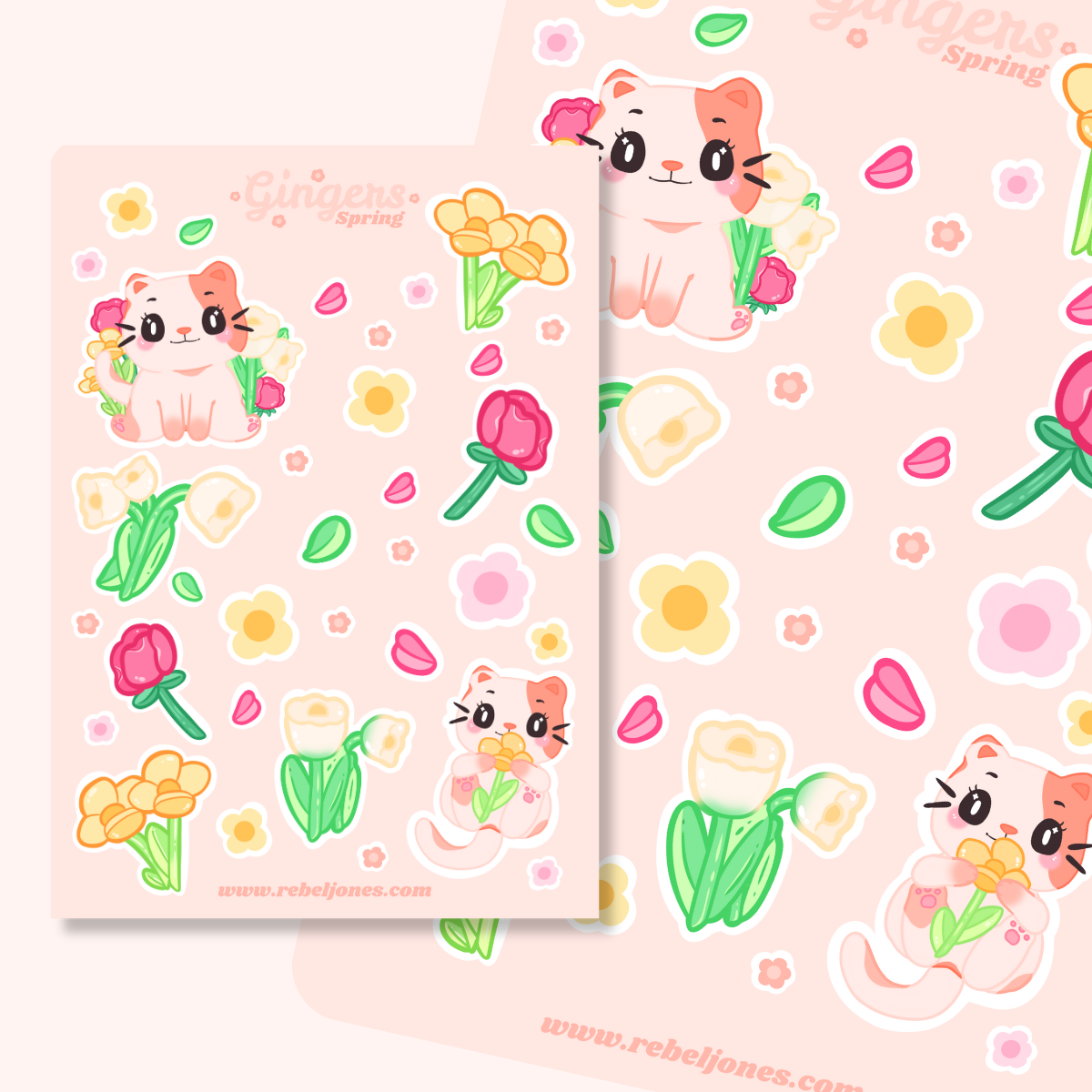 Ginger's Spring Sticker Sheet