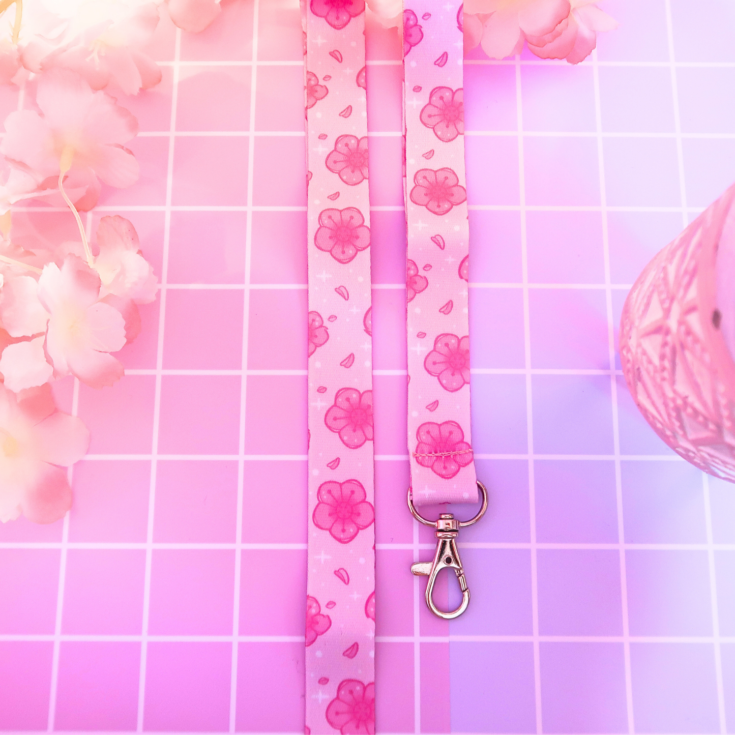 Sakura Cherry Blossom Lanyard