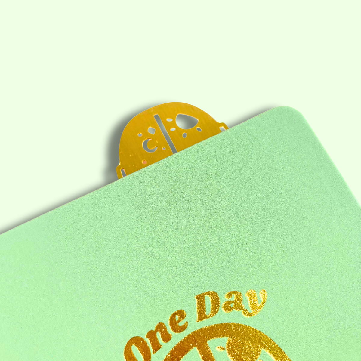 One Day At a Time, Gold Metal Bookmark