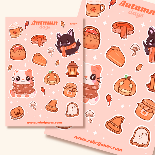 Autumn Days Sticker Sheet