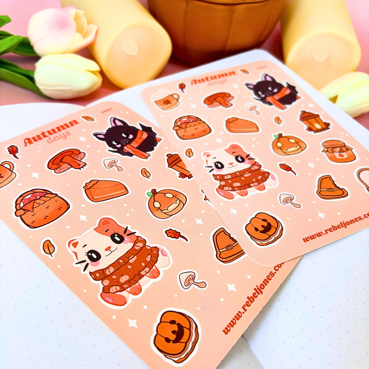Autumn Days Sticker Sheet