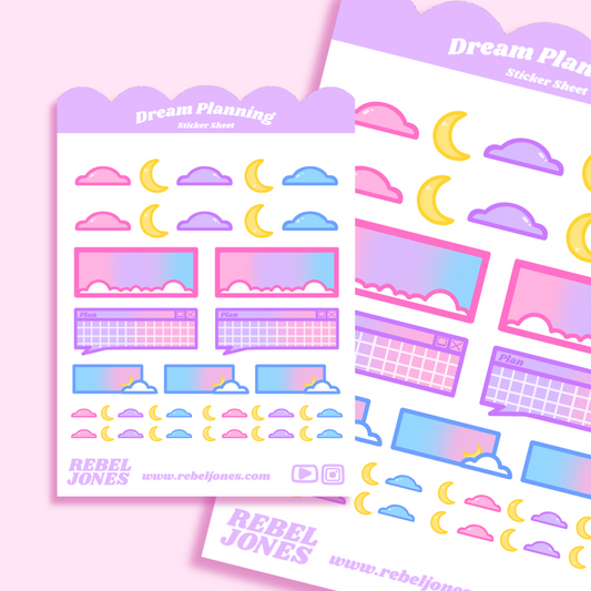 Dream Planning Sticker Sheet -  NEW DESIGN COMING SOON