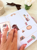 Whimsical Bookshop Sticker Sheet - coming at 6pm