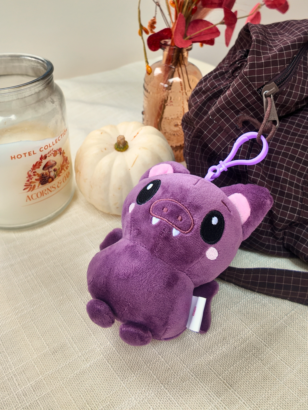 Fang the Bat Plush Keychain