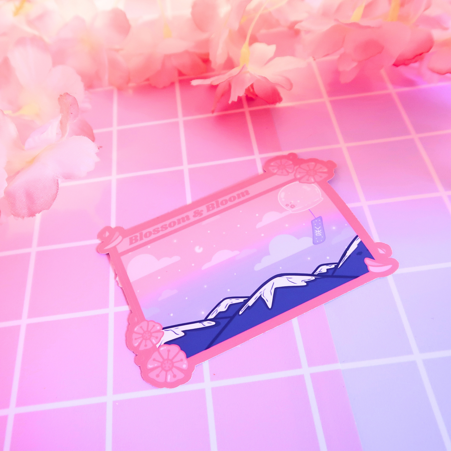 Blossom and Bloom, Matte Sticker