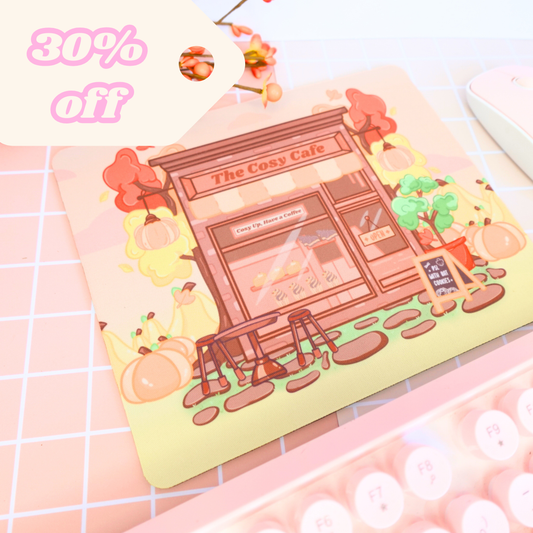 The Cosy Cafe Mousepad - SECONDS