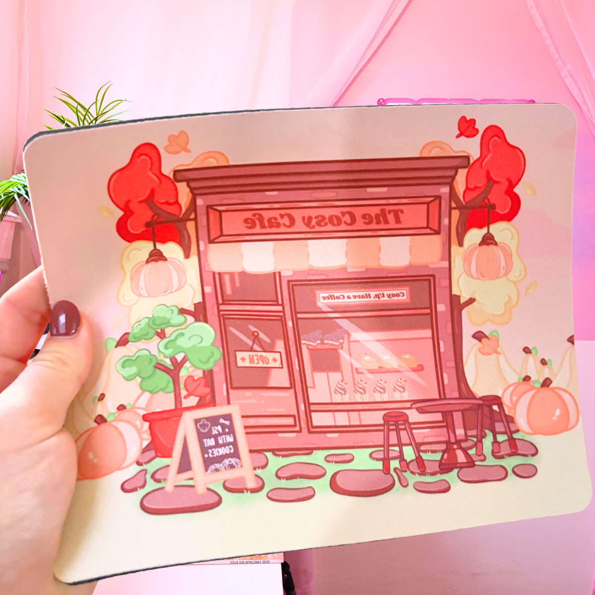 The Cosy Cafe Mousepad - SECONDS