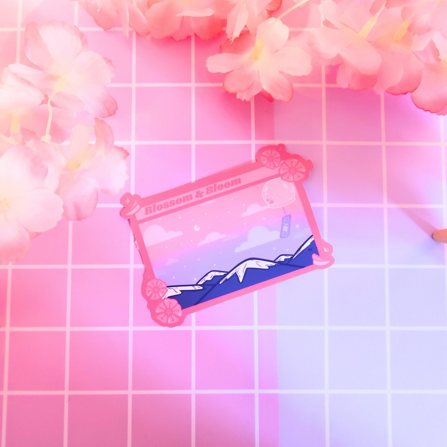Blossom and Bloom, Matte Sticker