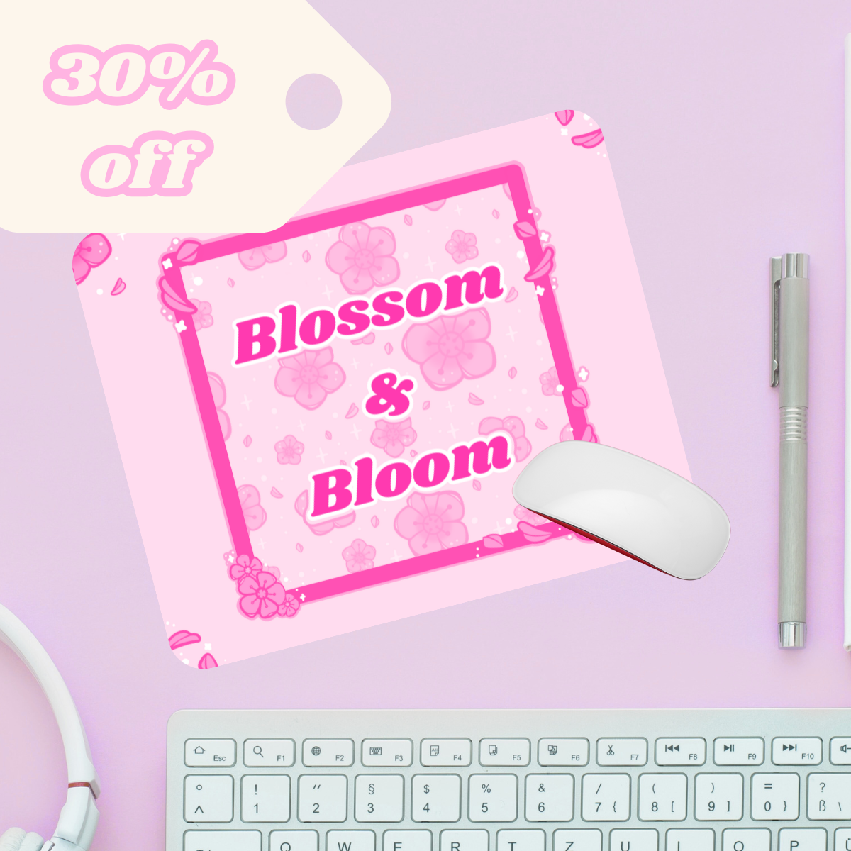 Blossom & Bloom  Mousepad - SECONDS