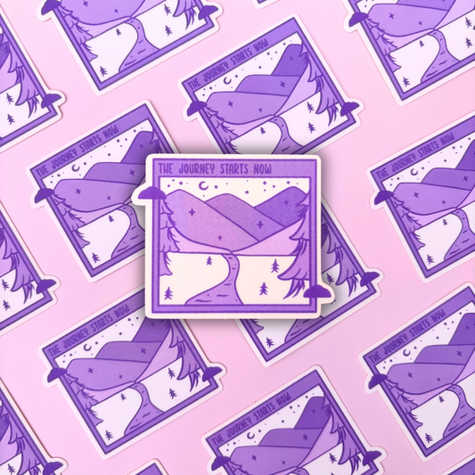 The Journey Starts Now, Sticker
