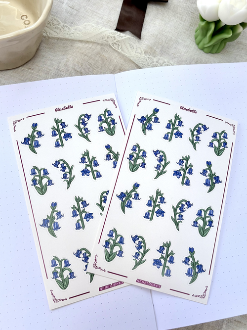 Bluebells Sticker Sheet