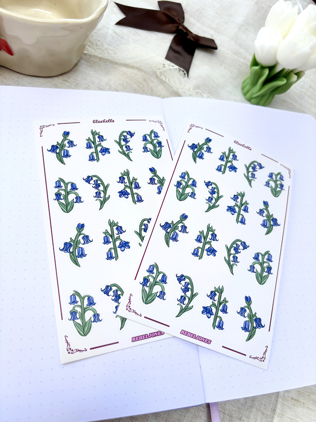 Bluebells Sticker Sheet