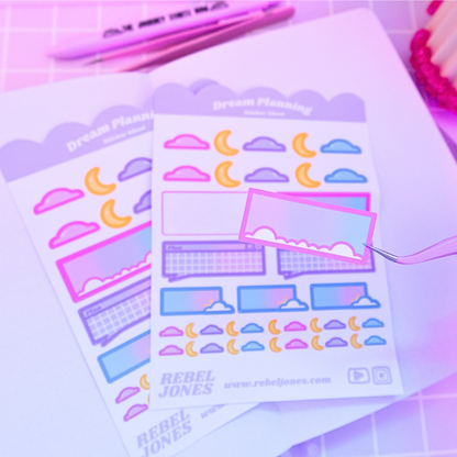 Dream Planning Sticker Sheet -  NEW DESIGN COMING SOON