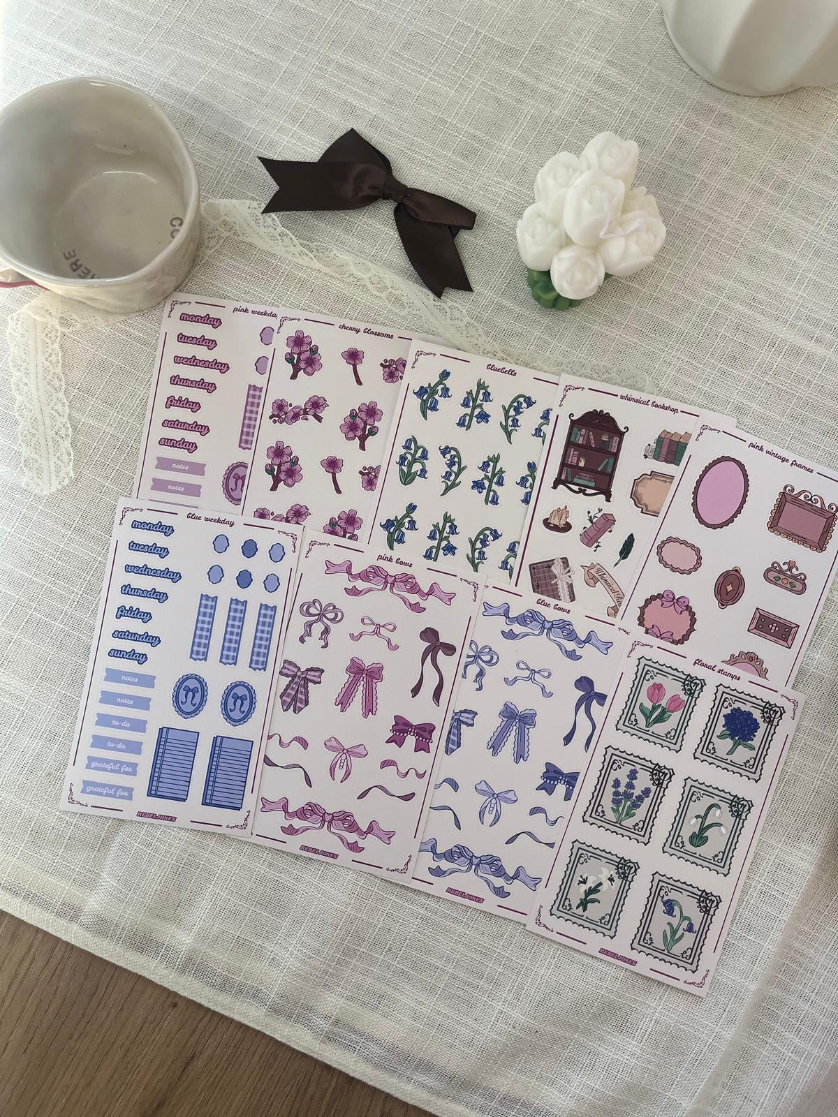 Coming tomorrow - Complete Sticker Sheet Bundle – Buy 9 for the Price of 7
