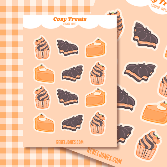 Spooky Treats Sticker Sheet  NEW DESIGN COMING SOON