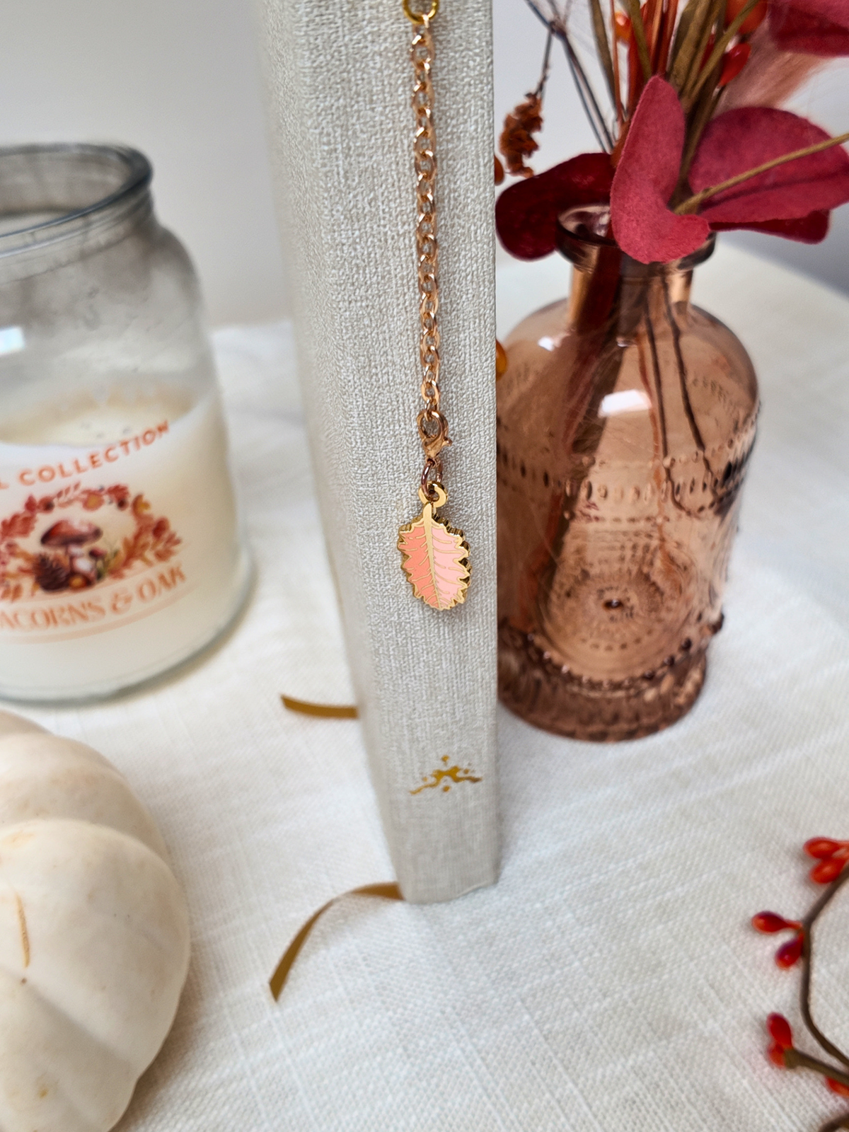 Autumn Leaf Charm