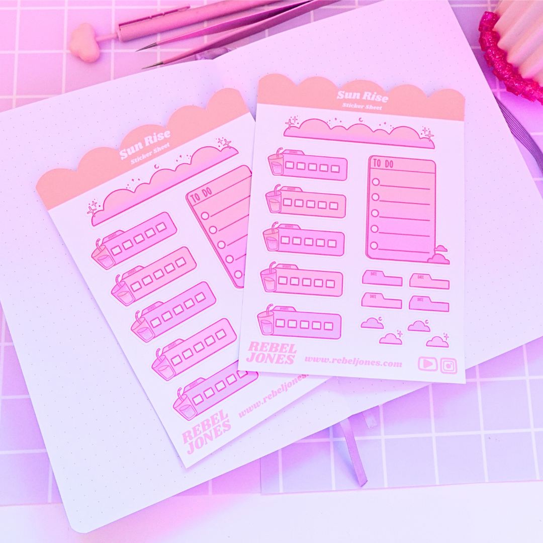 Sunrise Sticker Sheet -  NEW DESIGN COMING SOON