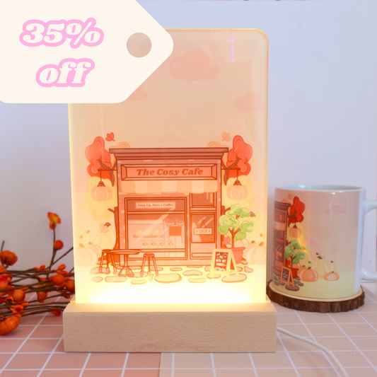 The Cosy Cafe, LED lamp - SECONDS