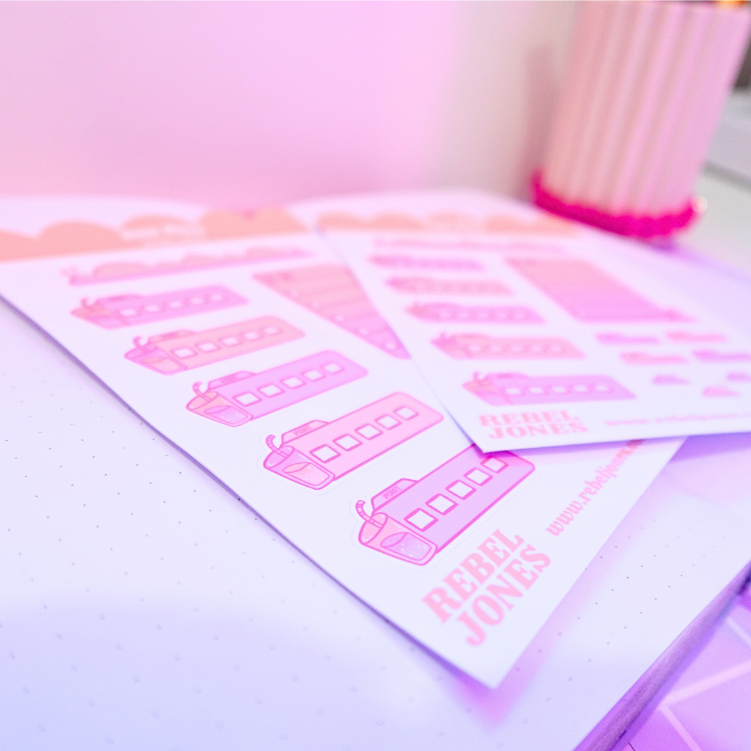 Sunrise Sticker Sheet -  NEW DESIGN COMING SOON