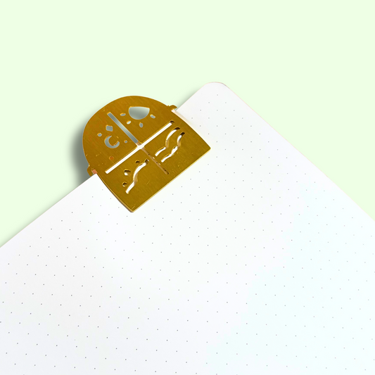 One Day At a Time, Gold Metal Bookmark