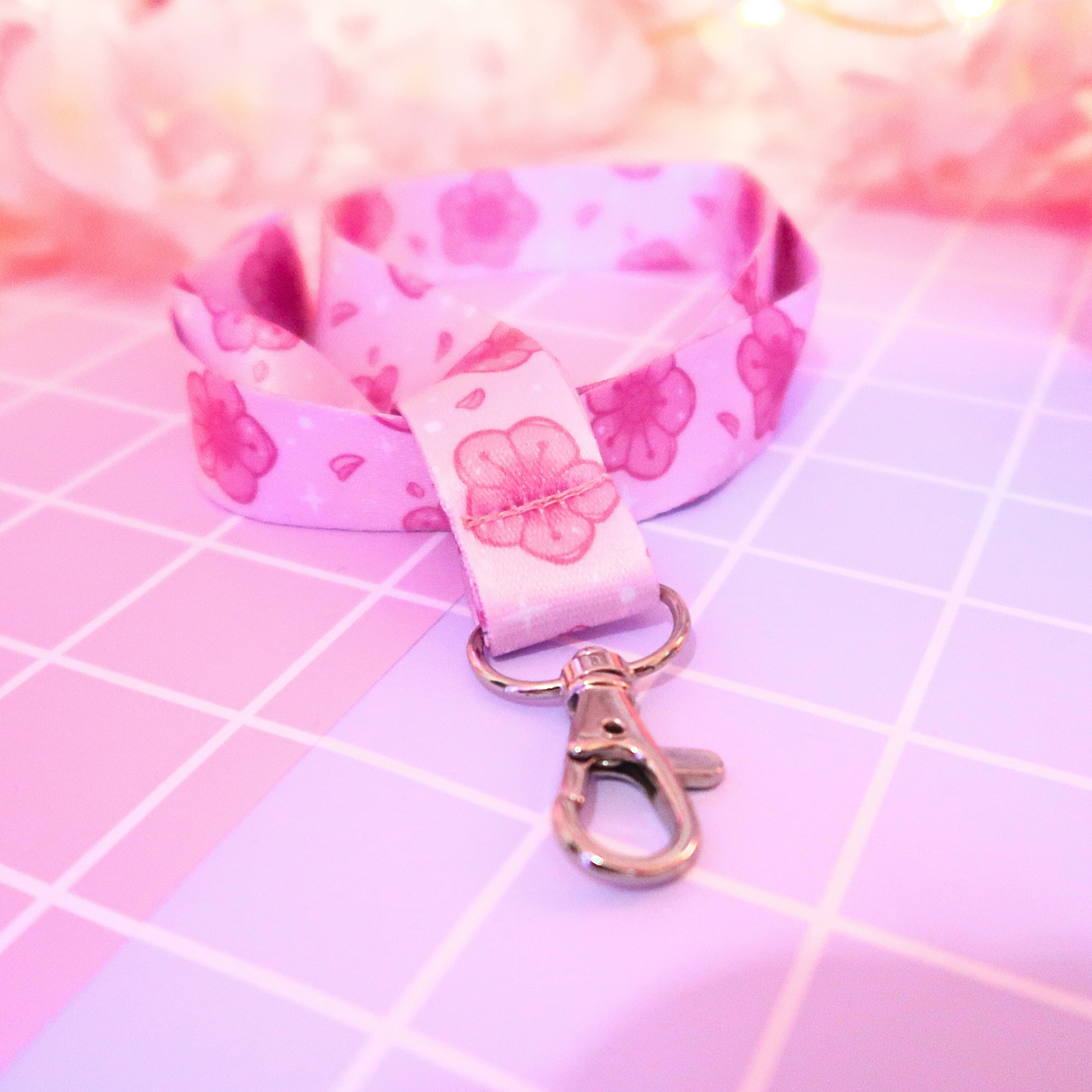 Sakura Cherry Blossom Lanyard