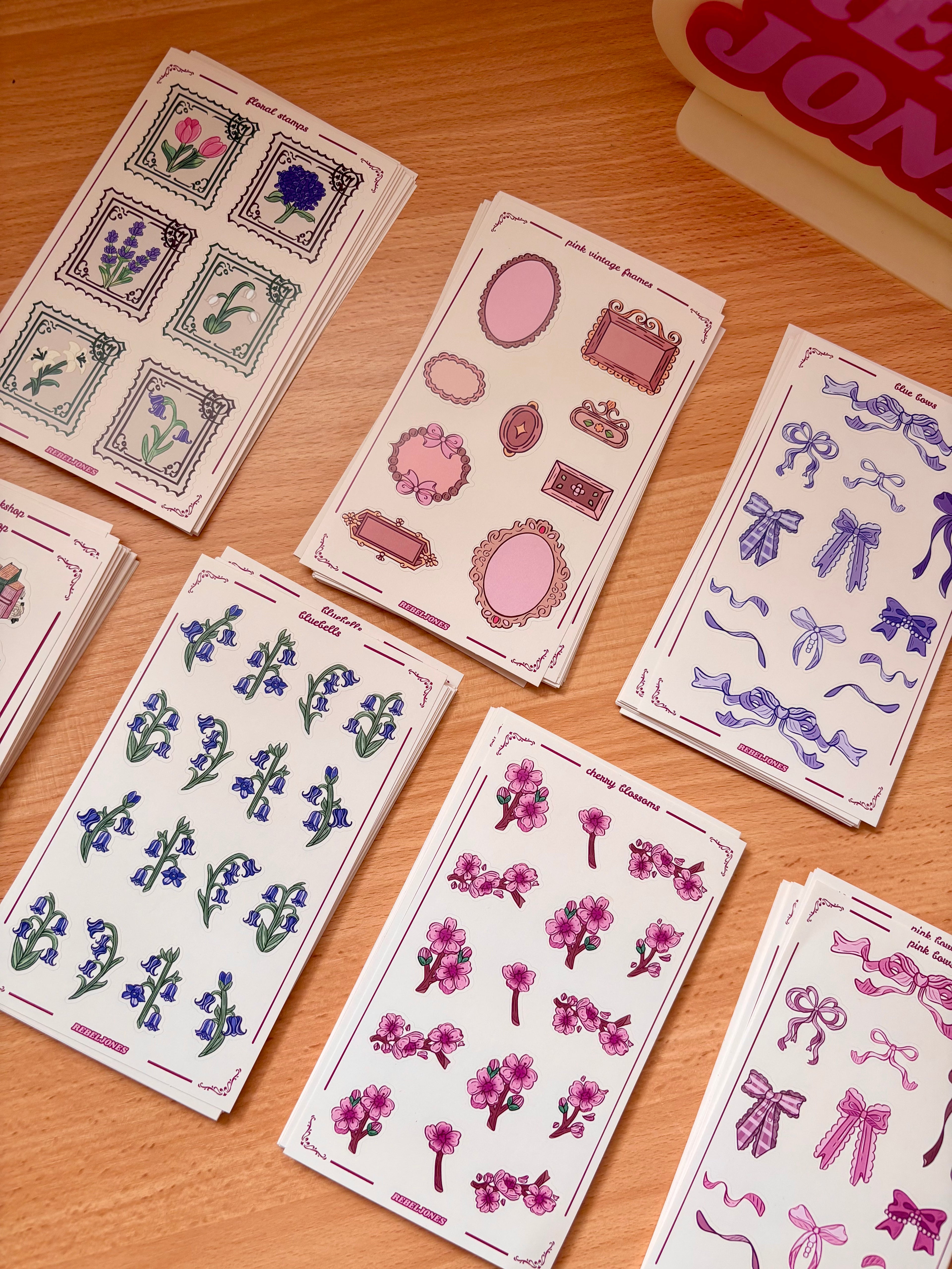 Coming tomorrow - Complete Sticker Sheet Bundle – Buy 9 for the Price of 7