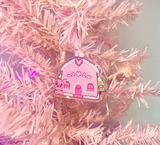 Nora's Winter Cottage, Glitter Tree Decoration - 25% OFF SALE