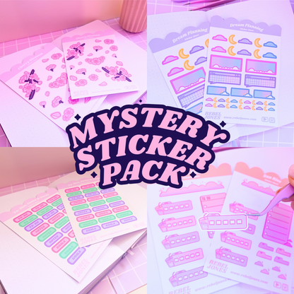 MYSTERY STICKER PACK - £15 worth of sticker sheets
