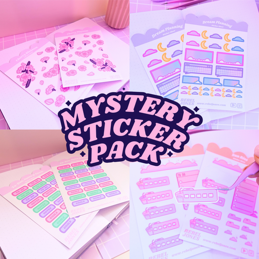 MYSTERY STICKER PACK - £15 worth of sticker sheets