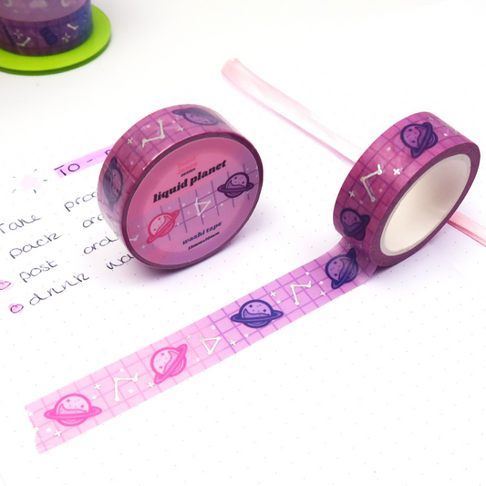 Planet Holographic Washi Tape