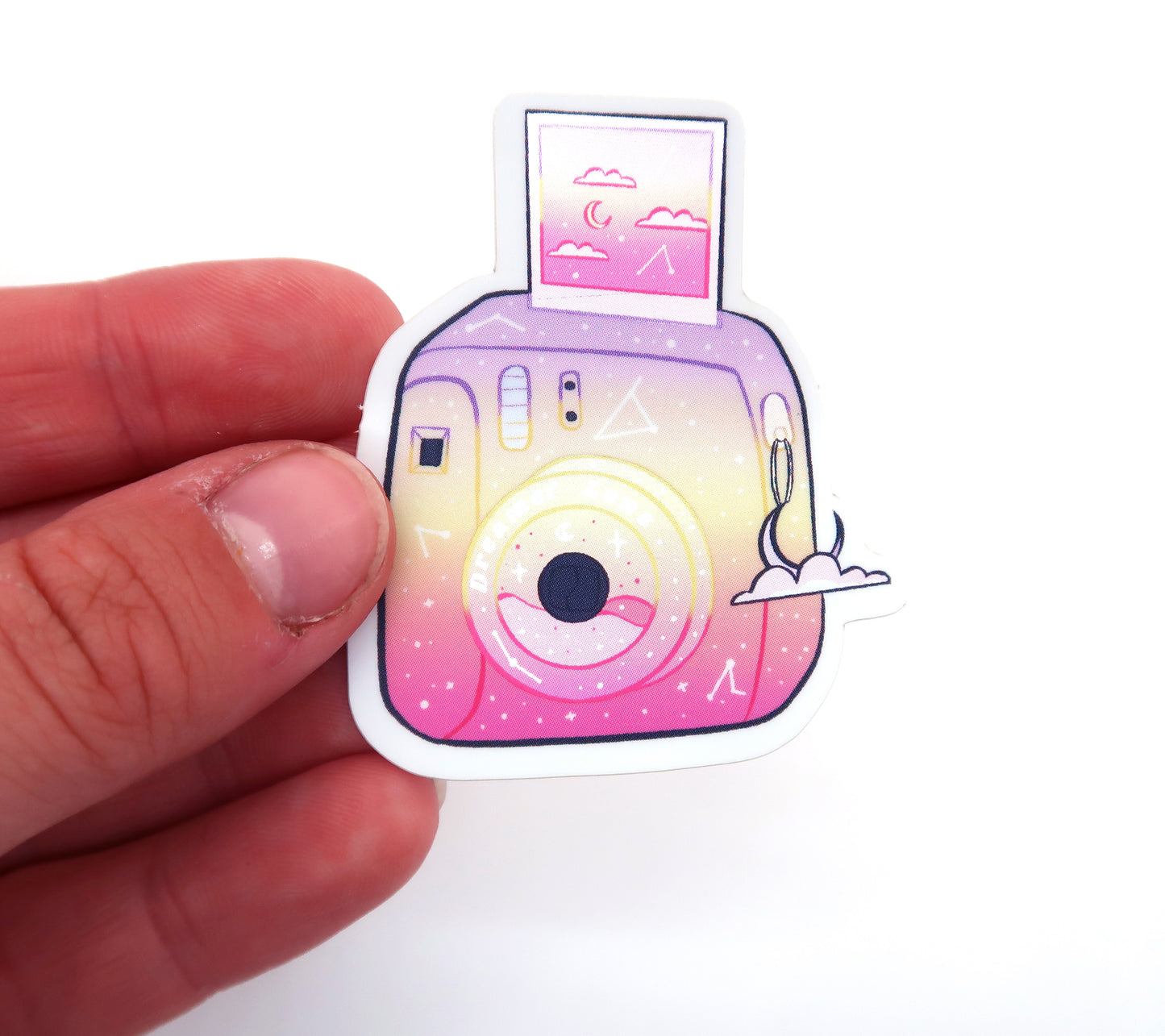Polaroid, Matte Mirrored Sticker