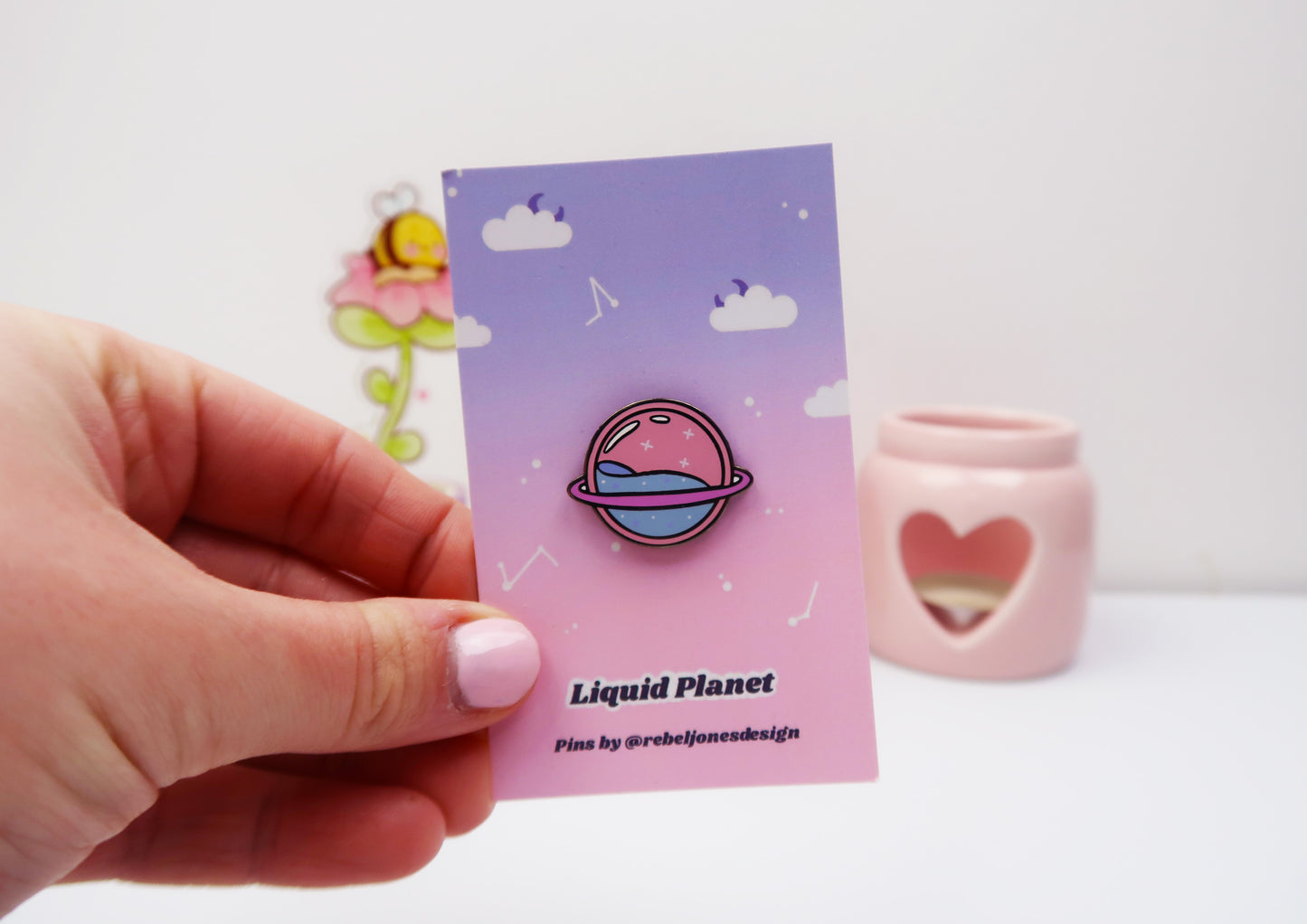 Liquid Planet, Mini Pin